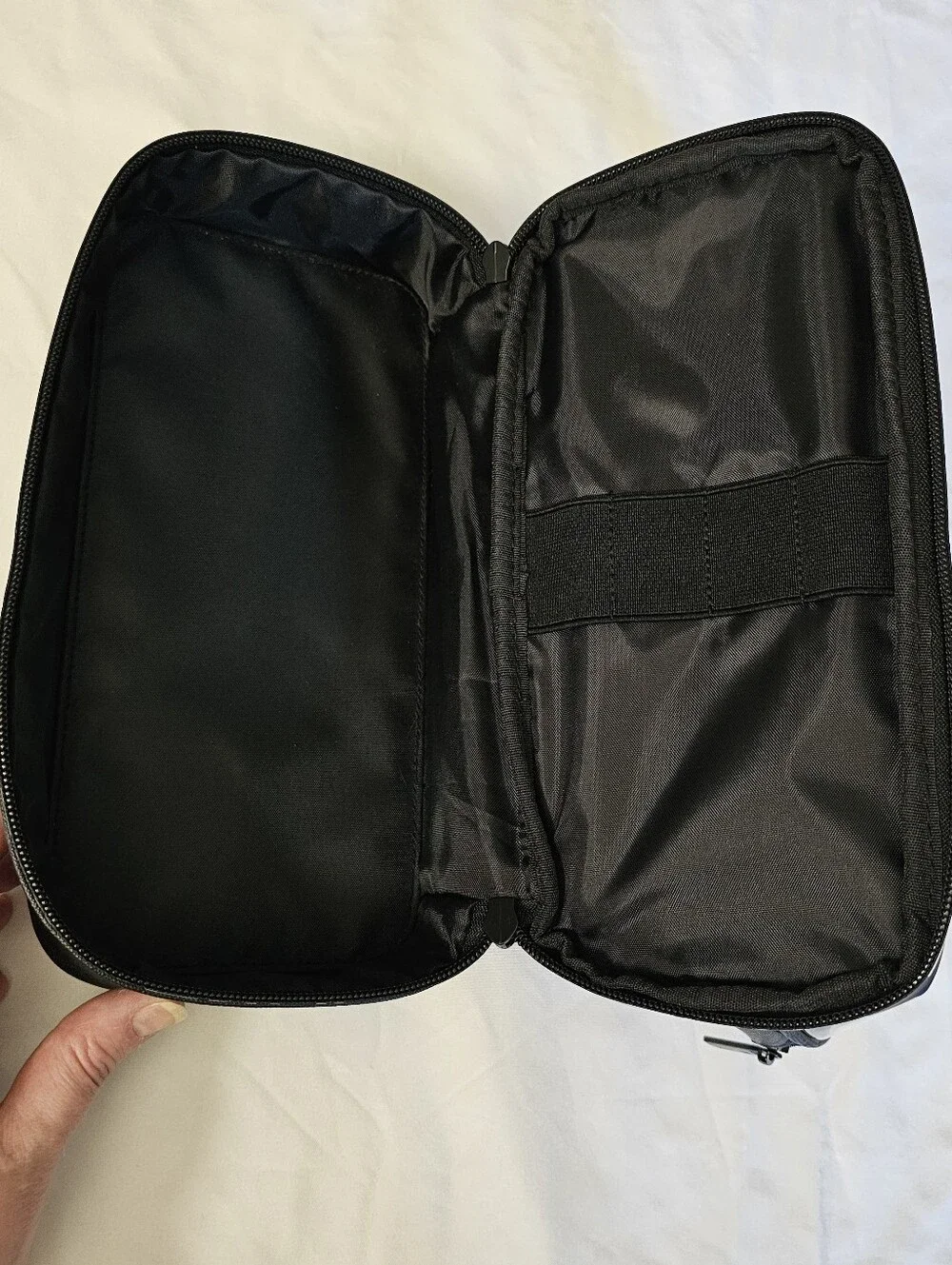 Artis Brush Double makeup cosmetic bag cleaning pad and compact mirror bundle